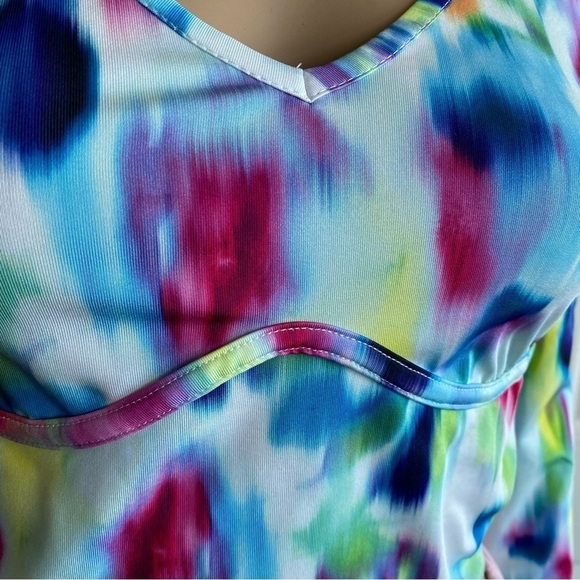 SHEIN - long-sleeved stretch Tie Dye sweater Size - US Small - Picture 4 of 7